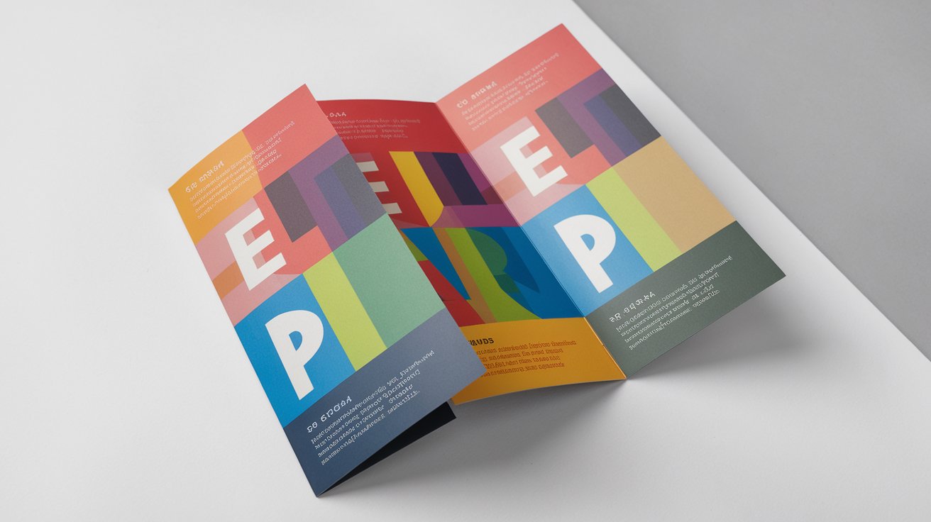 Folleto publicitario desplegado